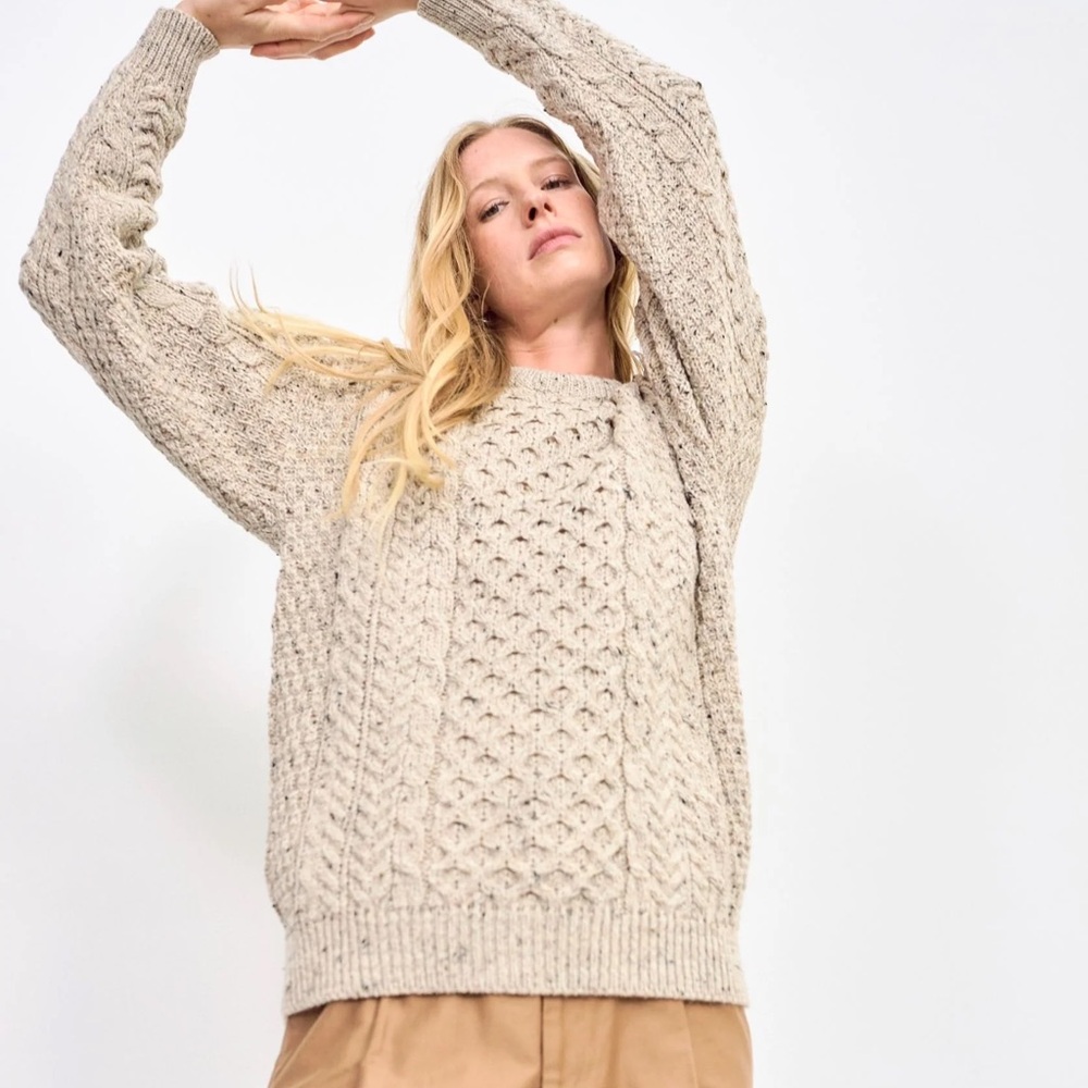 Arran Irish Sweater 100% Pure Wool - Picture 7 of 8